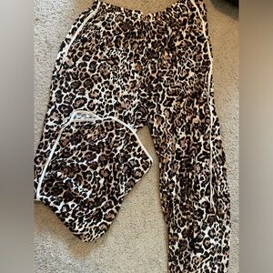 Aerie Leopard Print Joggers